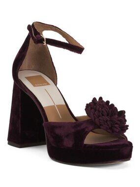 Dolce Vita Women's Perel Flower Two-Piece Platform High-Heel Dress Sandals